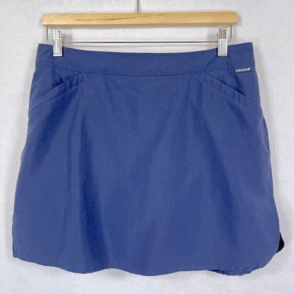 Lafuma Active Skort Outdoors Hiking Pockets Gorpcore Short Navy 8